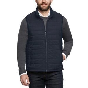 Banana Republic Men's Quilted Vest Navy Blue XL